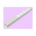 E-Dustry Inc e-dustry EPS-H01605NVG1 5 Outlet Hardwired Power Strip; 16 in. - Ivory & White EPS-H01605NVG1